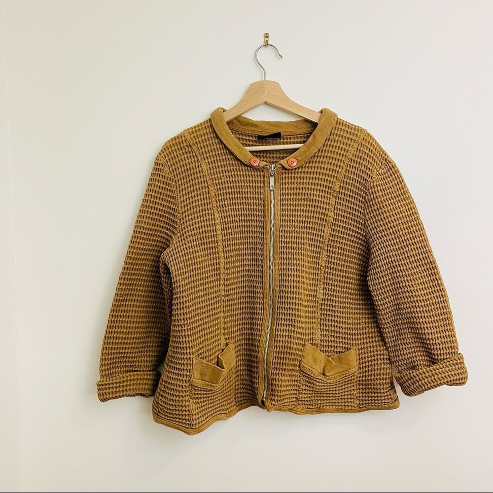 Vintage | Woven “Republic Blues” Cottagecore Jacket